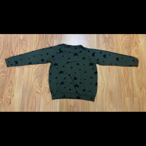 Women’s Buffalo David Bitton Olive Green Long Sleeve Crewneck Shirt S - Picture 6 of 9